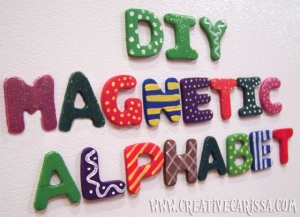 cover photo - DIY Magnetic Alphabet